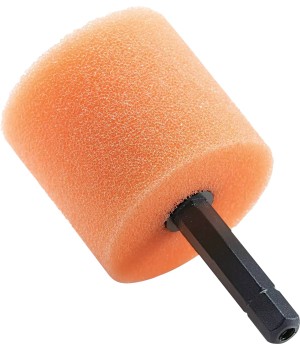 Полировальная губчатая насадка Flex цилиндрическая, оранжевая с мелкой структурой, Ø 35 мм