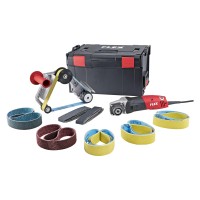 Ленточная машина для шлифования труб Flex TRINOX комплект BRE 14-3 125 Set