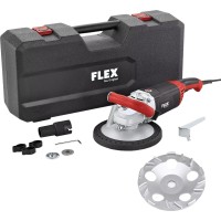 Шлифовальная машина Flex для санационных работ, для шлифовки без пыли, в комплекте диск Thermo-Jet Ø 180 мм