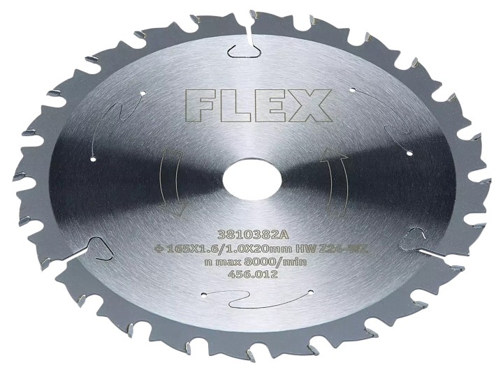 Пильный диск Flex D165x1,6/1,0x20 HM Z=24 WZ
