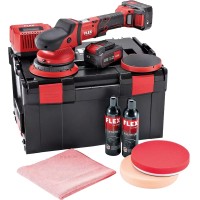 Аккумуляторная эксцентриковая полировальная машина Flex XFE 15 150 18.0-EC/5.0 P-Set