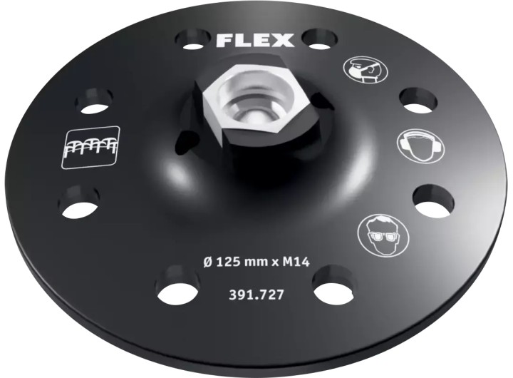 Тарелка шлифовальная круг Flex с креплением на "липучке" SP D125-8 H/F