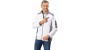 Аккумуляторная куртка с подогревом, флисовая Flex TF White 10.8/18.0 XL Мужская