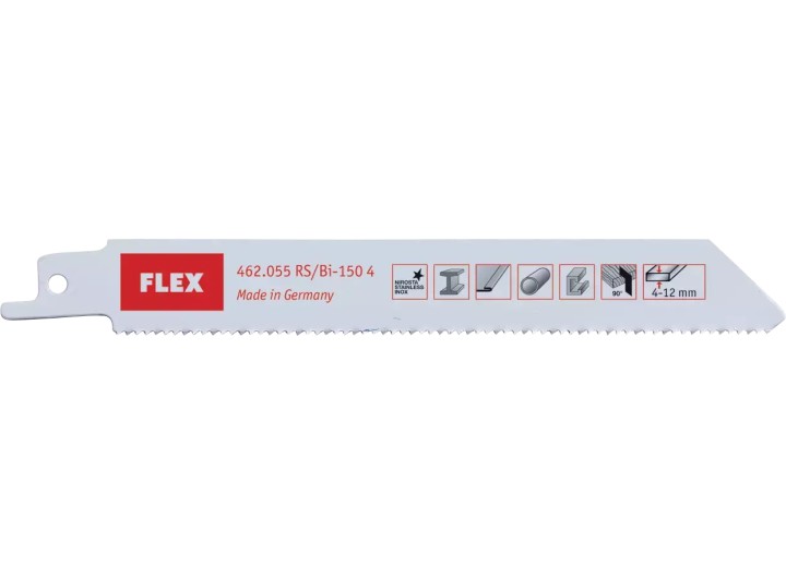 Полотна Flex для сабельных пил по металлу и жести RS/Bi-150 6 VE5