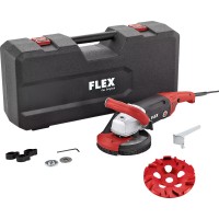 Мощная шлифовальная машина Flex для санационных работ 1800 Вт для близкой к краям шлифовки, с диском Estrich-Jet Ø 150 мм