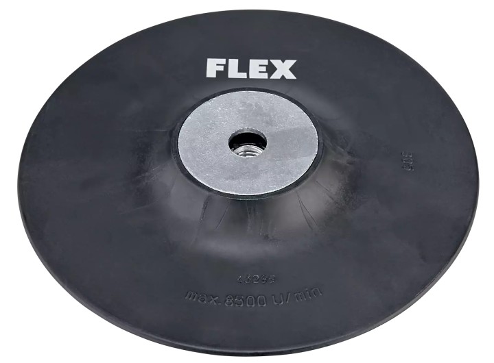 Эластичный тарельчатый шлифовальный круг Flex с зажимной гайкой M 14