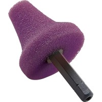 Полировальная губчатая насадка Flex коническая, фиолетовая средней жесткости, Ø 35 мм PK-V 35 HEX VE5