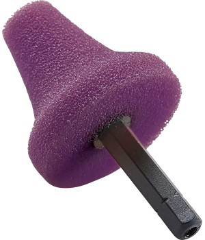 Полировальная губчатая насадка Flex коническая, фиолетовая средней жесткости, Ø 35 мм PK-V 35 HEX VE5