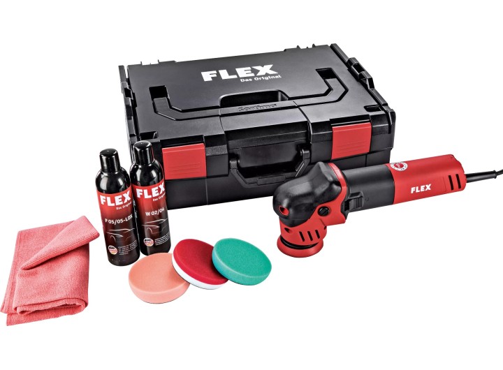 Эксцентриковая полировальная машина Flex XFE 7-12 80 P-Set для небольших площадей